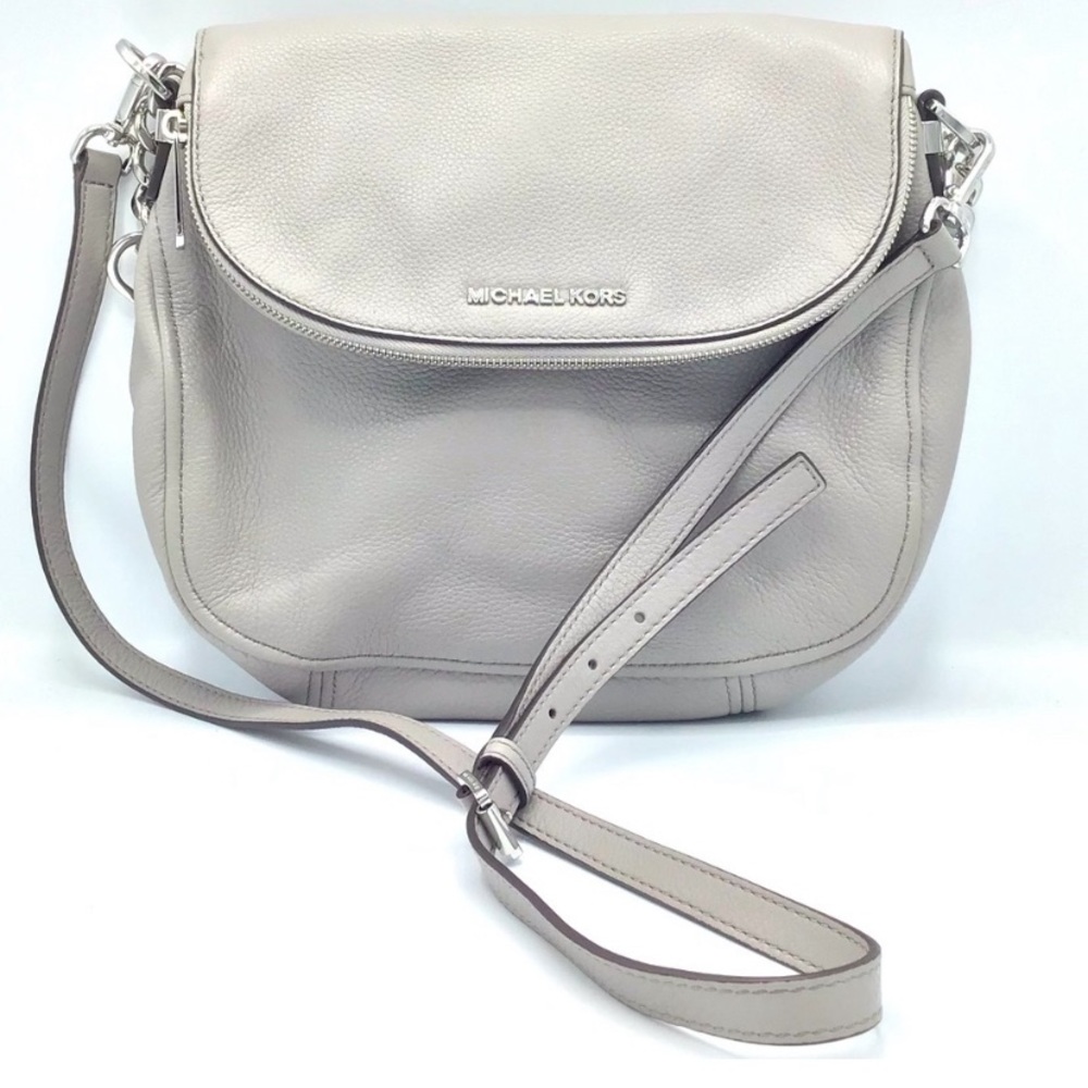 Michael Kors Pearl Gray Crossbody Bag NWT